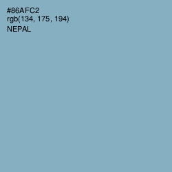 #86AFC2 - Nepal Color Image