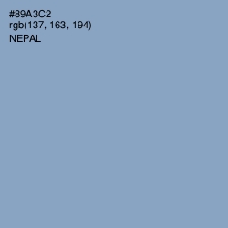 #89A3C2 - Nepal Color Image