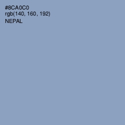 #8CA0C0 - Nepal Color Image