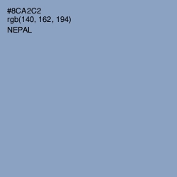 #8CA2C2 - Nepal Color Image