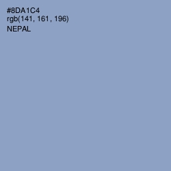 #8DA1C4 - Nepal Color Image