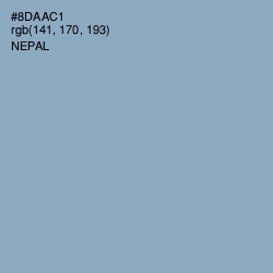 #8DAAC1 - Nepal Color Image