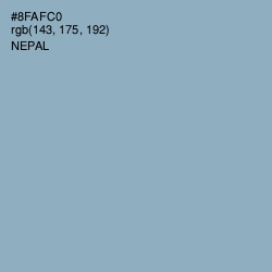 #8FAFC0 - Nepal Color Image