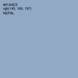 #91A9C5 - Nepal Color Image