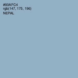 #93AFC4 - Nepal Color Image
