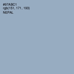 #97ABC1 - Nepal Color Image