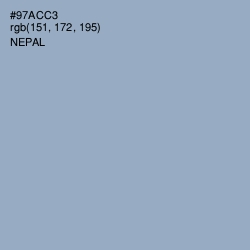 #97ACC3 - Nepal Color Image