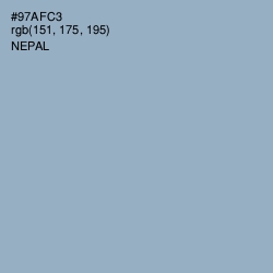 #97AFC3 - Nepal Color Image