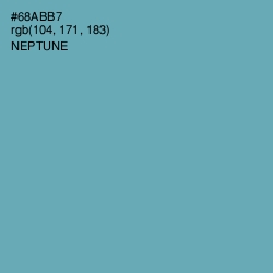 #68ABB7 - Neptune Color Image