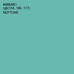 #68BAB1 - Neptune Color Image