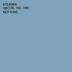#7EA3BA - Neptune Color Image