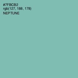 #7FBCB2 - Neptune Color Image