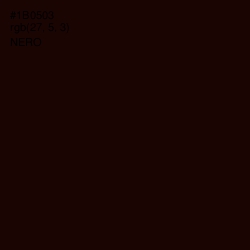 #1B0503 - Nero Color Image
