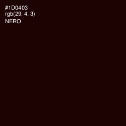 #1D0403 - Nero Color Image
