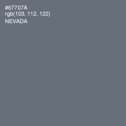 #67707A - Nevada Color Image