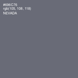 #696C76 - Nevada Color Image