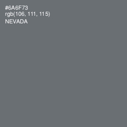#6A6F73 - Nevada Color Image