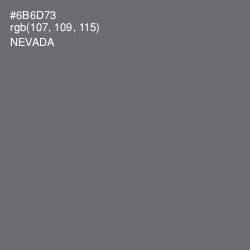 #6B6D73 - Nevada Color Image