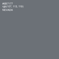 #6B7177 - Nevada Color Image