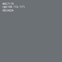 #6C7175 - Nevada Color Image