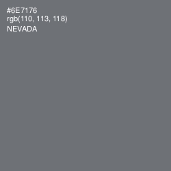 #6E7176 - Nevada Color Image