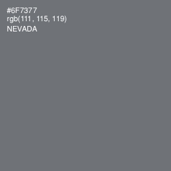 #6F7377 - Nevada Color Image