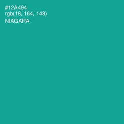 #12A494 - Niagara Color Image