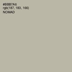 #BBB7A6 - Nomad Color Image