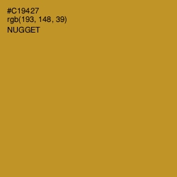 #C19427 - Nugget Color Image