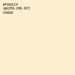 #FDEECF - Oasis Color Image