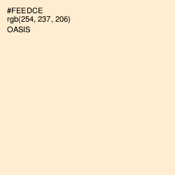 #FEEDCE - Oasis Color Image