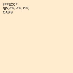 #FFECCF - Oasis Color Image