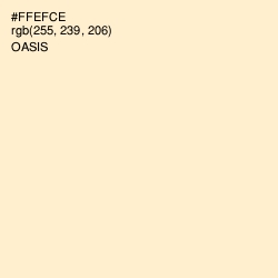 #FFEFCE - Oasis Color Image