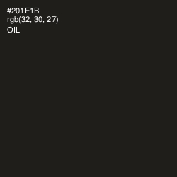 #201E1B - Oil Color Image