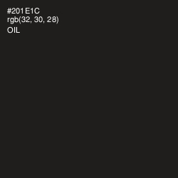 #201E1C - Oil Color Image