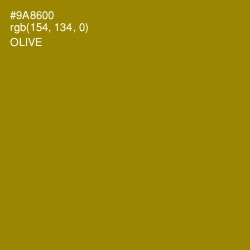 #9A8600 - Olive Color Image