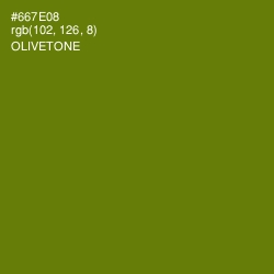 #667E08 - Olivetone Color Image