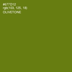 #677D12 - Olivetone Color Image
