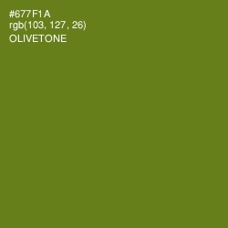 #677F1A - Olivetone Color Image