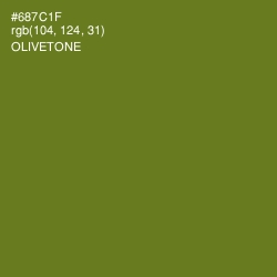 #687C1F - Olivetone Color Image
