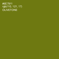 #6E7911 - Olivetone Color Image