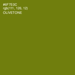 #6F7E0C - Olivetone Color Image