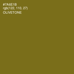 #7A6E1B - Olivetone Color Image