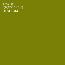 #7A7F05 - Olivetone Color Image