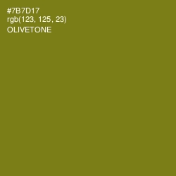 #7B7D17 - Olivetone Color Image