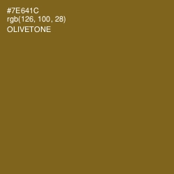 #7E641C - Olivetone Color Image