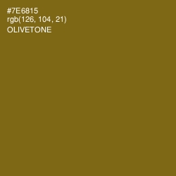 #7E6815 - Olivetone Color Image