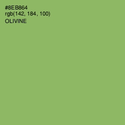#8EB864 - Olivine Color Image