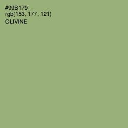 #99B179 - Olivine Color Image
