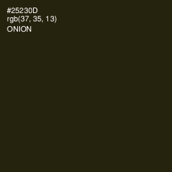 #25230D - Onion Color Image
